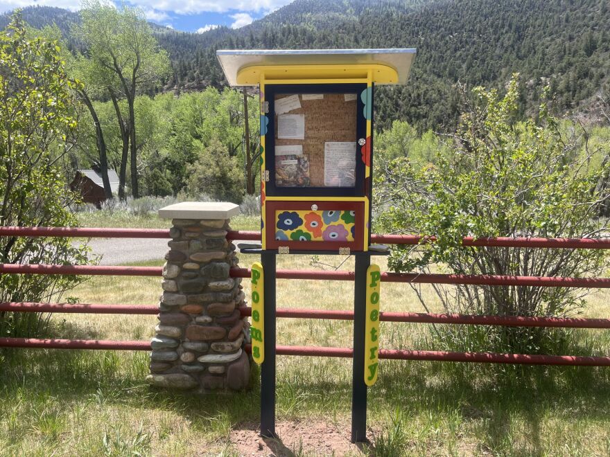 Poetry Box in Placerville, Colorado