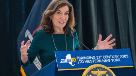 Governor Kathy Hochul in Buffalo Friday. (Darren McGee- Office of Governor Kathy Hochul)