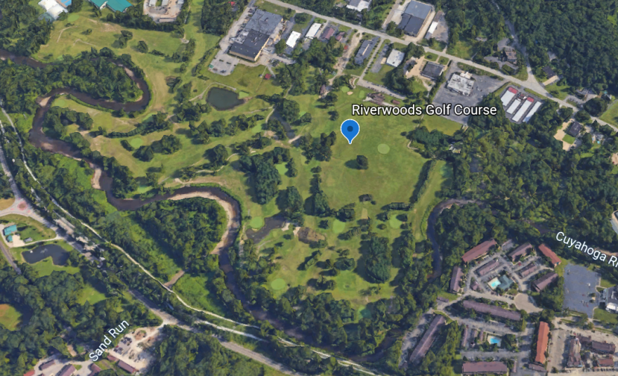 Akron is moving forward with a housing development of 197 townhomes on this 76-acre plot of land located at 1870 Akron Peninsula Rd., formerly the Riverwoods golf course.