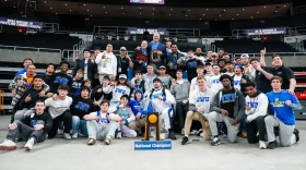 Johnson & Wales tied for tis first the NCAA Division III Wrestling Championship this month.