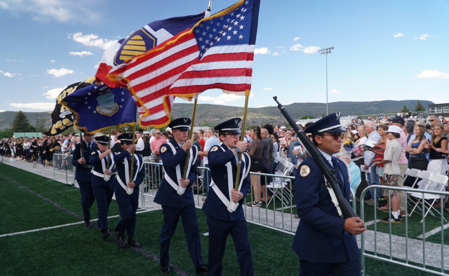 The Wasatch High School Class of 2026 celebrates graduation May 28, 2026.