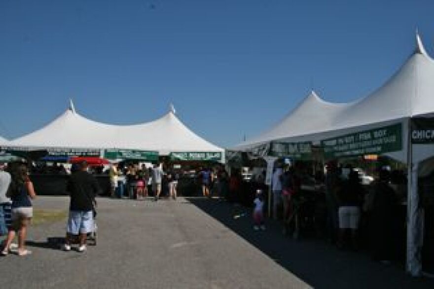 Food booths serve andouille galore at this sausage's namesake festival in LaPlace.