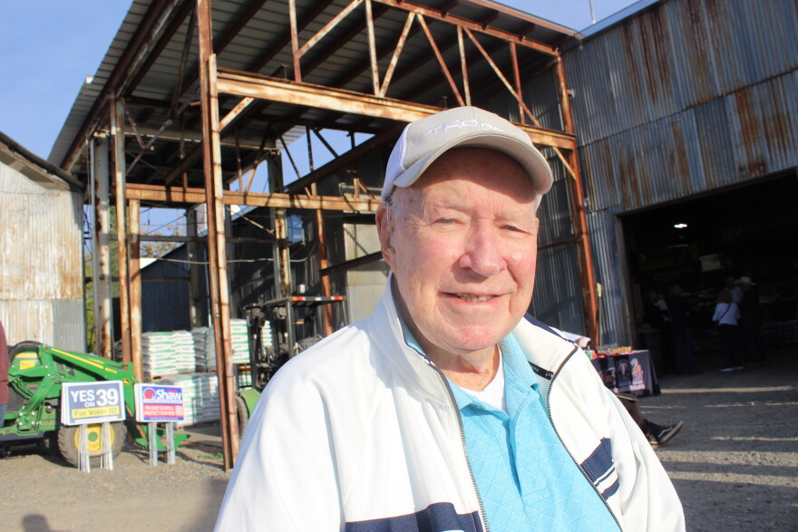 Ron Speed, a 92-year-old registered Republican, on Oct. 29, 2026 in Red Bluff, Calif.