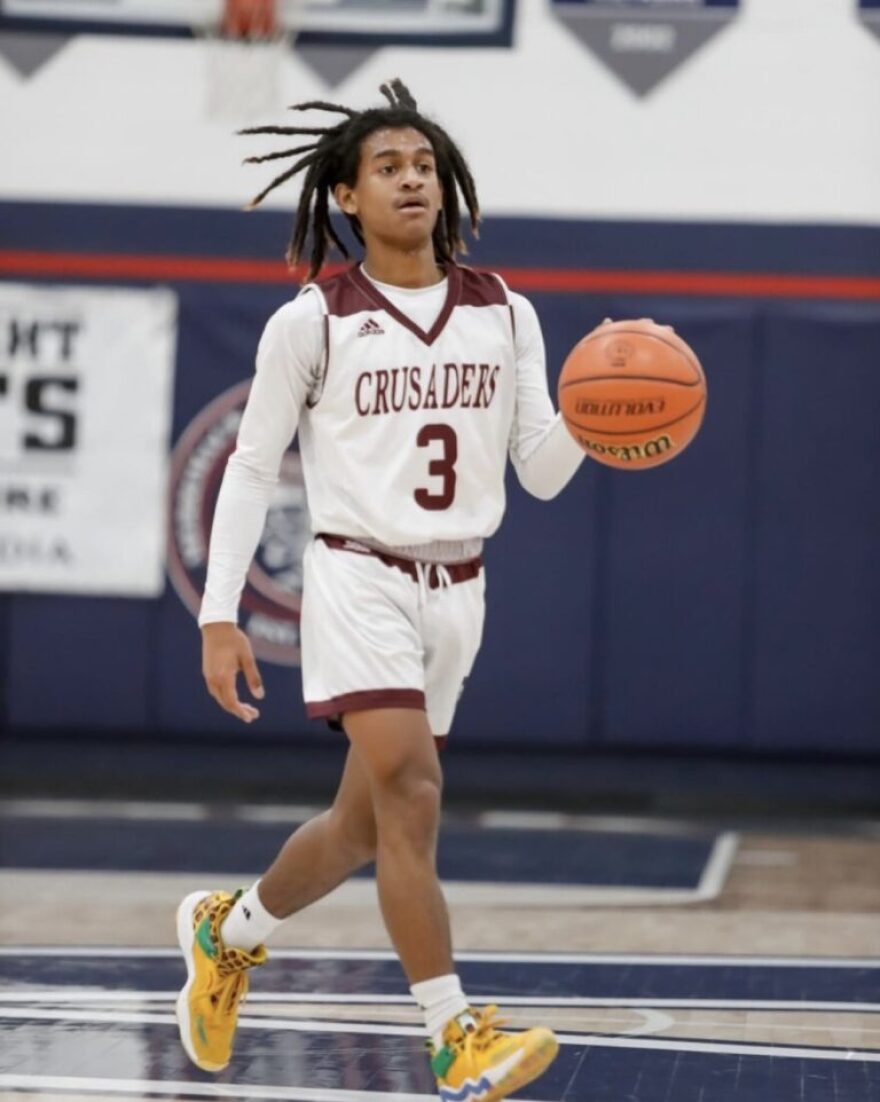 Dre Akines was 13 when he joined the Miller family. He is now looking at colleges.