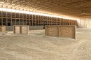 The new barn has more classroom and office space.