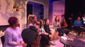 Actors, community members and researchers joined a talk-back after the performance of "One Blood" at the Phoenix Theater in Indianapolis.
