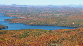 Fall foliage as seen from Mount Sunapee, N.H.