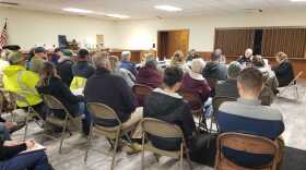 Roughly 50 people came out to the Stella Town Hall meeting Tuesday to hear the DNR and DHS presentation on PFAS levels in private wells in the area.