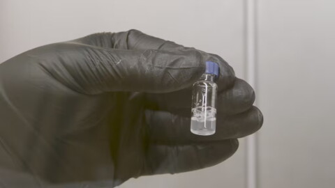 A University of Washington research team has created a vaccine for fentanyl, pictured here in a video still captured in November 2025. The vaccine harnesses the power of the immune system to block the effects of the opioid and give people a better chance of recovery.