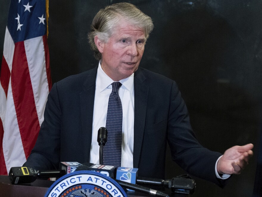 Manhattan District Attorney Cyrus Vance Jr., speaks at a news conference in New York. His investigation could mean legal problems for President Trump after he is out of office.