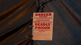 Entering a tented building is dangerous because the harmful chemicals are colorless and odorless and can overwhelm a person, said Randy Riesen of Tent Fumigation Specialists in Orlando (Photo by Alexa Herrara / WUFT News).