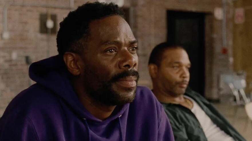 (l-r) Colman Domingo and Clarence Maclin in Sing Sing.