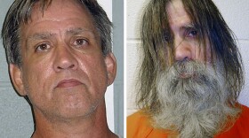 Stephen Slevin, who spent more than 22 months in solitary confinement despite not being convicted of a crime, is seen here in Dona Ana County Sheriff's Department photos, before and after his time in solitary.