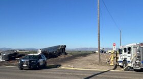 One dead, three injured following collision involving passenger train and tanker truck on Central Coast.