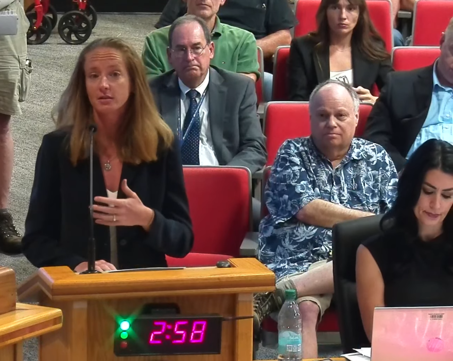 Oviedo Deputy Mayor Natalie Teuchert spoke against Dorworth’s request Wednesday, noting she was speaking on behalf of herself and not the city. “The rural boundary wasn't created to stop growth. It was created to guide growth responsibly. This proposal is not responsible growth.”