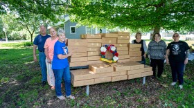 Left to right: Gary Miller; Susan Burke; Betsy Brown, JALM Board President; Lea Ann Fager; Kathy Bower, WRC; Laura Varner, JALM Director