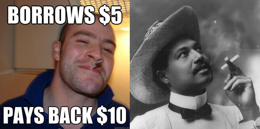 Good Guy Greg from KnowYourMeme and The Connoisseur, created by Frank A. Rinehart, 1899, Library of Congress.