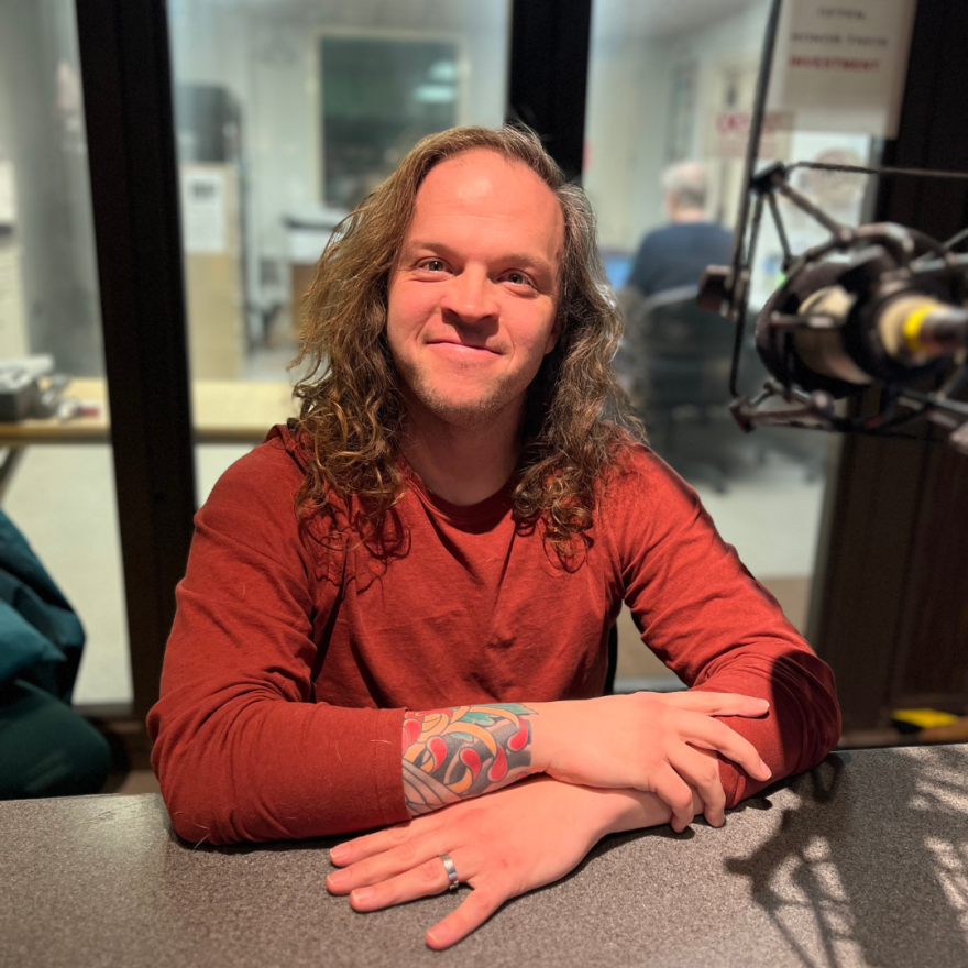 Patrick Booth in Studio A