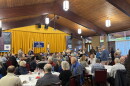 Voters gather for a candidate forum at Temple Adath Yeshurun in Manchester, Oct. 25, 2026.