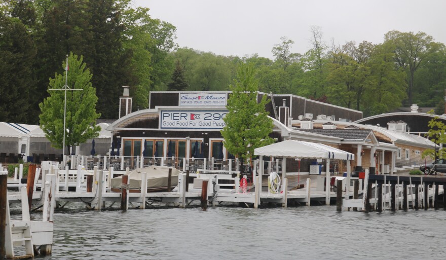 Pier 290 Restaurant in Williams Bay on Lake Geneva was created in the former Gage Marine repair facility and boat building shop.