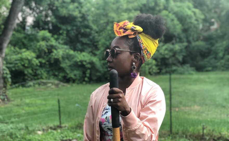 Ypsilanti Farmers & Gardeners Oral History Project contributor Jasmine Rogan.