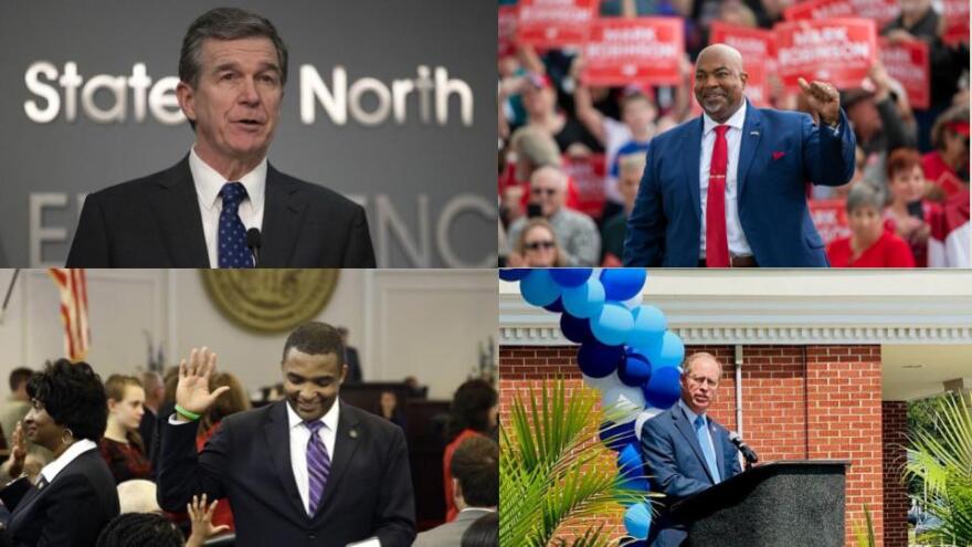 Photo Credit — Top left: N.C. Department of Public Safety / Flickr; top right: Robert Willett / The News & Observer via AP; bottom left Gerry Broome / AP; bottom right: Courtesy Rep. Greg Murphy