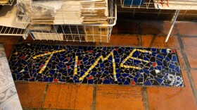 The Austin Chronicle Time Capsule was buried under the office's floors in 1999. Current and former staffers opened it on Friday as the newspaper prepares to vacate the building because of the I-35 expansion.