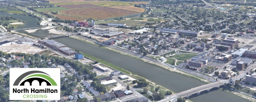 An artist's rendering of a completed North Hamilton Crossing project.