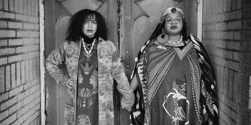 Naima Nefertari and Angel Bat Dawid, who have collaborated on projects including 'Journey to Nabta Playa.'