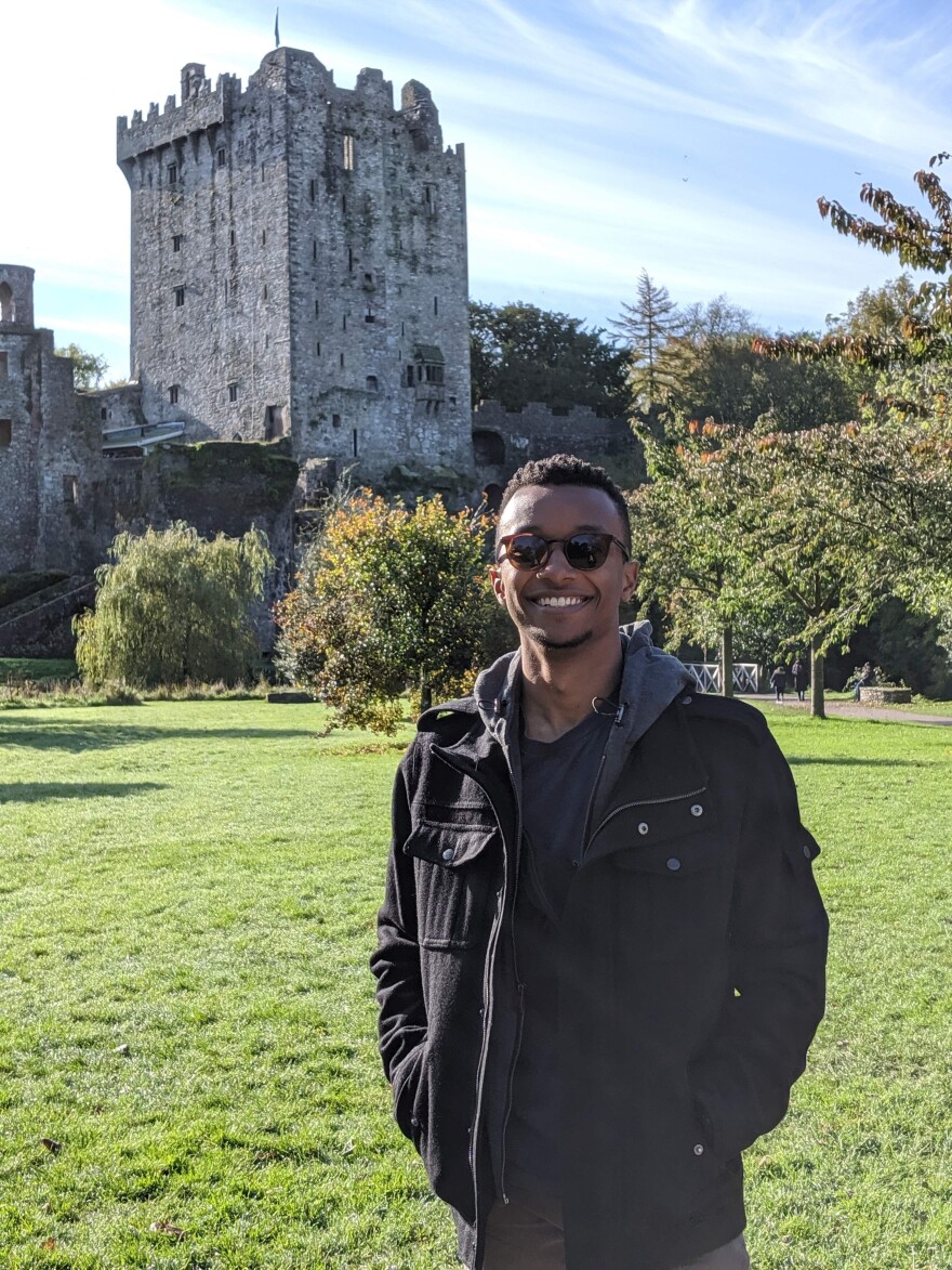 Jonathan Horton lives in Pasadena, Calif., and works for for a Democratic member of Congress. "As a Black American, it's always hard to express the fact that I am patriotic, and what that means to me," he said.