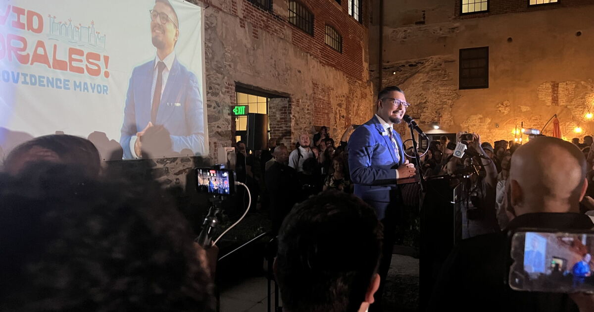 Progressive challenger David Morales unseats Providence Mayor Brett Smiley