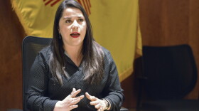 Corrections Department Secretary Alisha Tafoya Lucero speaks after being named as Cabinet secretary to oversee New Mexico's combination public-private prison system, at a news conference in Santa Fe, N.M., on Wednesday, June 19, 2019. Advocates for prisoners' rights have filed a civil rights lawsuit against state corrections officers who allegedly ignored requirements that they videotape a prison-cell encounter with an inmate who says he was sexually abused, beaten without provocation and taunted with words that evoked the 2020 death of George Floyd at the hands of police.