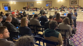  State Budget Director Kimberly Murnieks speaks to the House Finance Committee.