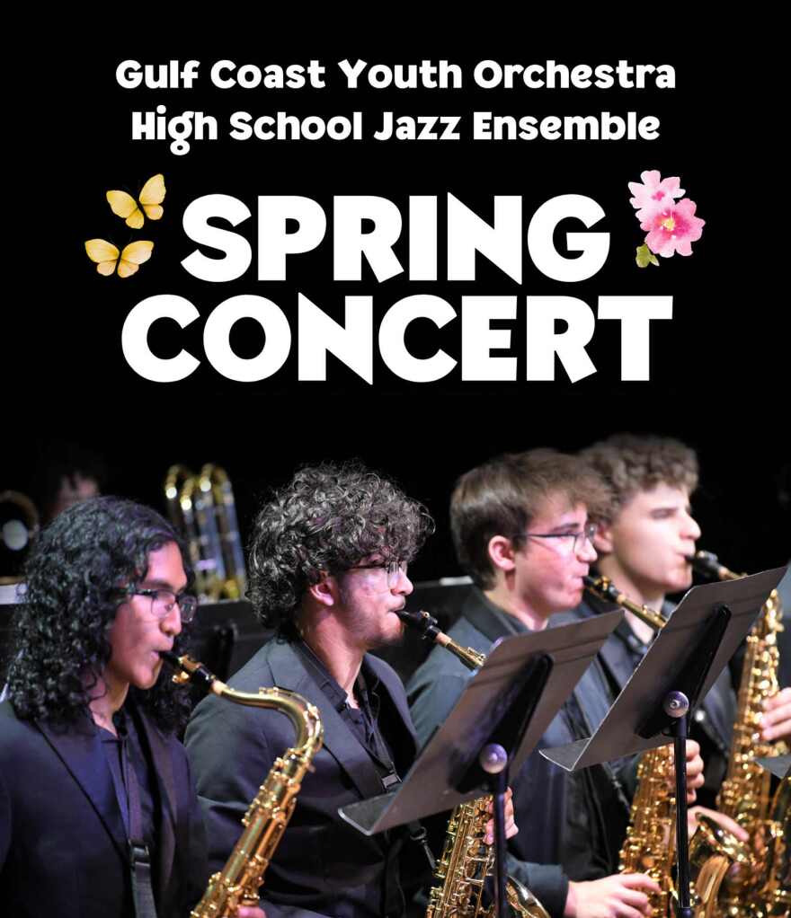 Gulf Coast Symphony Graphic for 'Spring Concert'