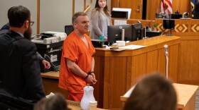 Brian Smith walks out of the courtroom after receiving what amounts to two separate life sentences. Anchorage Superior Court Judge Kevin Saxby said Smith, who was convicted of killing two Alaska Native women, was beyond rehabilitation.