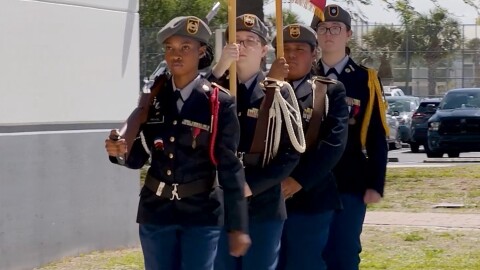 While the color guard and drills are a part of JROTC, there are many other facets to the program.
