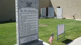 Ten Commandments Monument in Bloomfield, NM