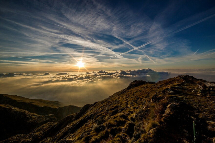 Sun in the sky