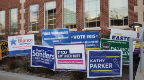Preliminary results for the November 2023 election in Tippecanoe County (WBAA News/Ben Thorp)