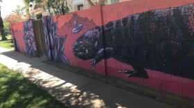 Gila Monster with Sombrero Mural