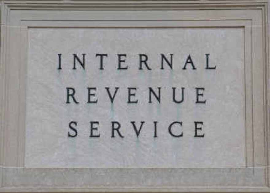 Internal Revenue Service sign