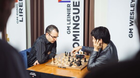 Grandmasters Wesley So and Leinier Dominguez face off at the 2017 Champions Showdown.