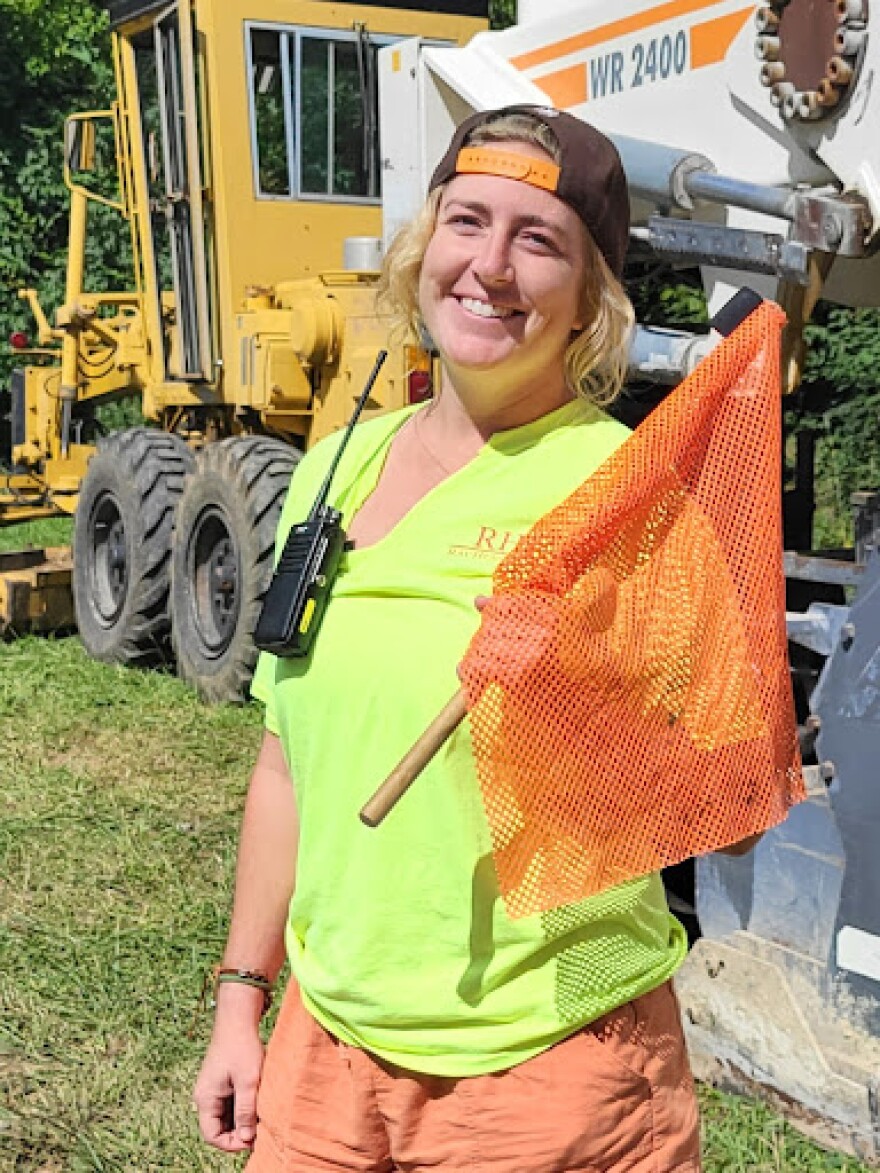 Abby Wilt has flagged traffic on Ohio’s backroads for 10 years.