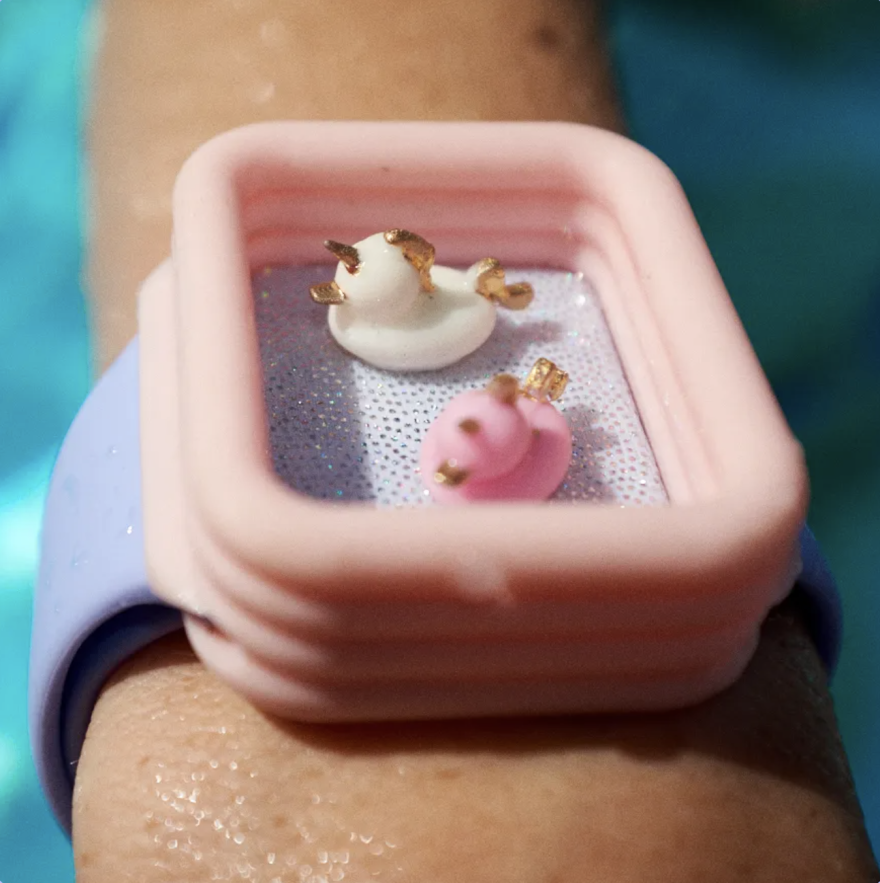 A unicorn duck watch created by Watches That Don't Tell Time.