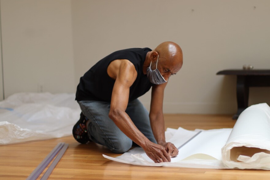 Artist Keith Morris Washington. (Monika Andersson)