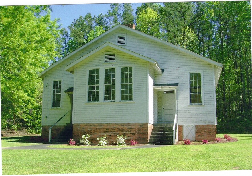 Image of the Russell School, the last Rosenwald School in Durham County.