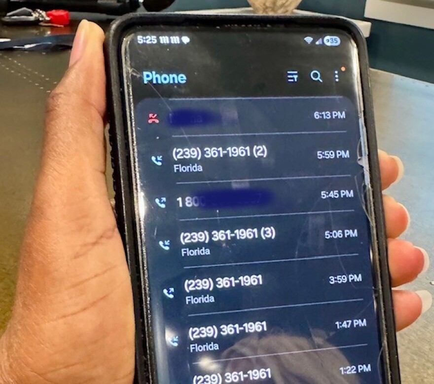 Phone calls from 239 area code were made to the victim of a crypto currency fraud incident.