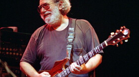 In this Nov. 1, 1992 photo, Grateful Dead lead singer Jerry Garcia performs in Oakland, Calif. (Kristy McDonald/AP/File)