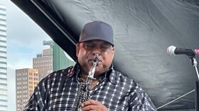 Gerald Albright performing at the 2023 Pittsburgh International Jazz Festival