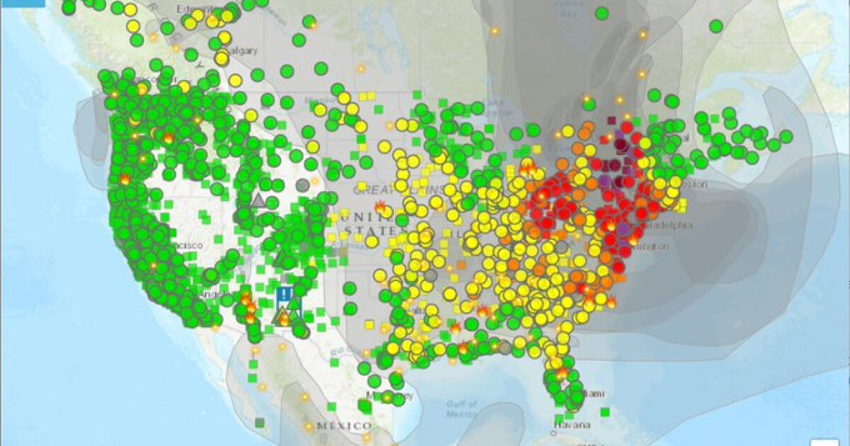 Smoke from Canadian wildfires continues to impact air quality in New ...